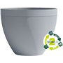 Pot de fleurs - GARDEN ID - Green Care Impact Bleu-Gris - 30 x 26 cm - Garanti 10ans - 100% recyclé - Résistant UV/gel