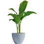 Pot de fleurs - GARDEN ID - Green Care Impact Bleu-Gris - 30 x 26 cm - Garanti 10ans - 100% recyclé - Résistant UV/gel