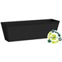 Jardiniere - GARDEN ID - Green Care Impact Noir-Anth - 50 x 16 x 16 cm - Garanti 10ans - 100% recyclé - UV/gel résistant