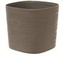 Pot avec réserve d'eau - GARDEN ID Respect - Taupe 20 x 20 cm - 100% déchets ménagers - 100% recyclable - Surface structurée.