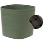 Pot avec réserve d'eau - GARDEN ID Respect - Vert-de-gris 20 x 20 cm - 100% déchets ménagers - 100% recyclable - Surface