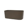 Jardiniere avec réserve d'eau - GARDEN ID Respect - Taupe 50 x 17 cm - 100% déchets ménagers - 100% recyclable - Surface structu