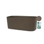 Jardiniere avec réserve d'eau - GARDEN ID Respect - Taupe 50 x 17 cm - 100% déchets ménagers - 100% recyclable - Surface