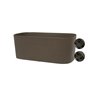 Jardiniere avec réserve d'eau - GARDEN ID Respect - Taupe 50 x 17 cm - 100% déchets ménagers - 100% recyclable - Surface