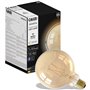 Ampoules connectées Calex LED Filament connectée Globe ambre G125 E27