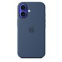 APPLE iPhone 16 - Coque en silicone avec MagSafe - Denim