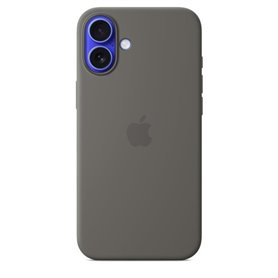 APPLE iPhone 16 Plus - Coque en silicone avec MagSafe - Stone Gray