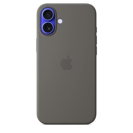 APPLE iPhone 16 Plus - Coque en silicone avec MagSafe - Stone Gray