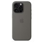 APPLE iPhone 16 Pro - Coque en silicone avec MagSafe - Stone Gray