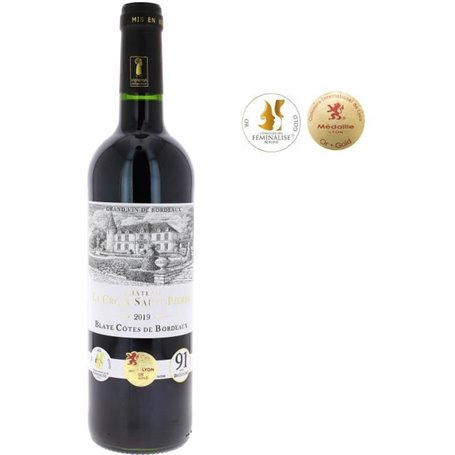 Château La Croix Saint-Pierre 2019 Blaye Côtes de Bordeaux - Vin rouge de Bordeaux