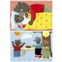 Puzzle - EDUCA - Petit Ours Brun : Ensemble de 2 puzzles de 20 pieces pour enfants des 4 ans