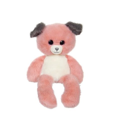 Peluche Chien Leggies - GIPSY TOYS - Rose et Gris