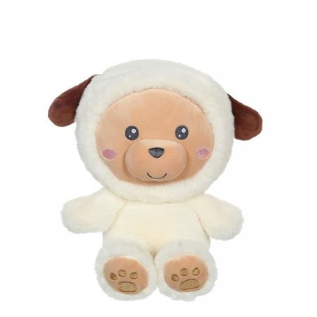 Peluche Chien Hoody Pets - GIPSY TOYS - Creme