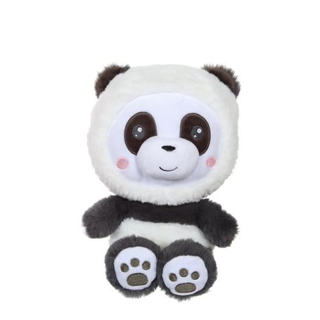 Peluche Panda Hoody Pets - GIPSY TOYS - 24 cm