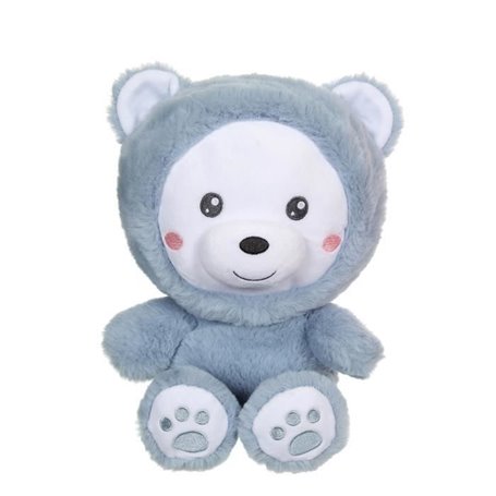 Peluche Ours Hoody Pets - GIPSY TOYS - Bleu