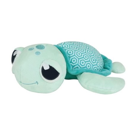 Ma Petite Carapace Peluche Tortue Lumineuse Naturelle +/- 25 cm - JEMINI - Chargeable a la lumiere