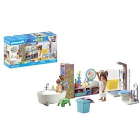 PLAYMOBIL - 71611 - Salle de bains baignoire