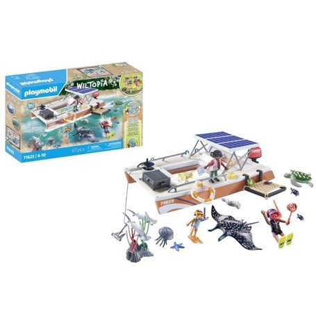 PLAYMOBIL - 71623 - Bateau de surveillance