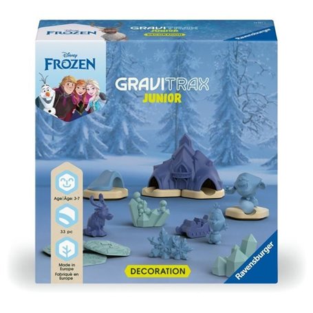 Ravensburger-Gravitrax Junior Set d'extension La Reine des Neiges-33 pieces-Circuit de billes a construire-Des 3 ans-23861