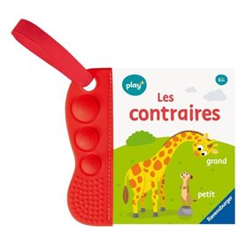 Ravensburger - Play + - Livre Flip & pop - Les contraires- 13099038 (Mon premier livre de dentition)