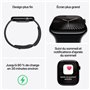 Apple Watch Series 10 GPS - 42mm - Boîtier Jet Black Aluminium - Bracelet Ink Sport Loop