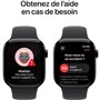 Apple Watch Series 10 GPS - 42mm - Boîtier Jet Black Aluminium - Bracelet Black Sport Band - M/L