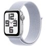 Apple Watch SE GPS - 40mm - Boîtier Silver Aluminium - Bracelet Blue Cloud Sport Loop