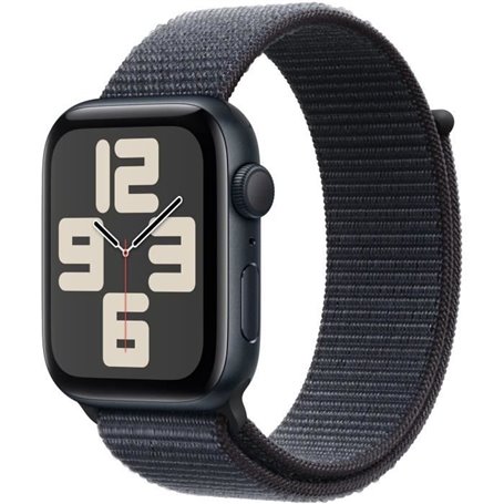 Apple Watch SE GPS - 44mm - Boîtier Midnight Aluminium - Bracelet Ink Sport Loop