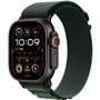 Apple Watch Ultra 2 GPS + Cellular - 49mm - Boîtier Black Titanium - Bracelet Dark Green Alpine Loop - Large