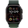 Apple Watch Ultra 2 GPS + Cellular - 49mm - Boîtier Black Titanium - Bracelet Dark Green Alpine Loop - Large