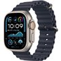 Apple Watch Ultra 2 GPS + Cellular - 49mm - Boîtier Natural Titanium - Bracelet Navy Ocean Band