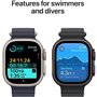 Apple Watch Ultra 2 GPS + Cellular - 49mm - Boîtier Natural Titanium - Bracelet Navy Ocean Band