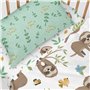 Jeu de draps pour berceau HappyFriday MOSHI MOSHI Multicouleur