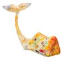 Figurine Décorative Alexandra House Living Jaune Fer Baleine 47 x 26 x 29 cm