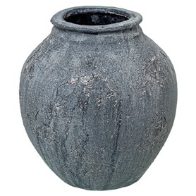 Vase Alexandra House Living Gris Céramique 19 x 19 cm