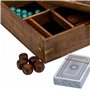 Set de jeux traditionnels Alexandra House Living Marron 23 x 5 x 23 cm 5 en 1