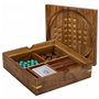 Set de jeux traditionnels Alexandra House Living Marron 23 x 5 x 23 cm 5 en 1