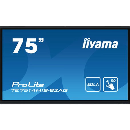 iiyama PROLITE TE7514MIS-B2AG Écran plat de signalisation numérique 190