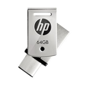 Clé USB HP HPFD5000M-64 Acier 64 GB