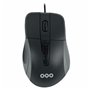 Souris OQO R001-U Noir Multicouleur 1000 dpi