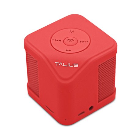 Haut-parleurs bluetooth Talius Cube 3W Rouge 3 W