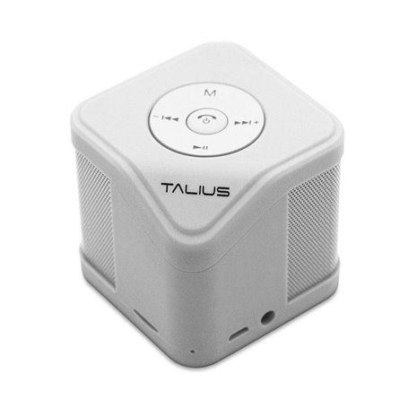 Haut-parleurs bluetooth Talius Cube 3W Blanc 3 W