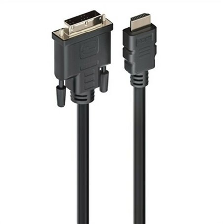 Ewent EC1350 câble vidéo et adaptateur 2 m HDMI Type A (Standard) DVI-D Noir