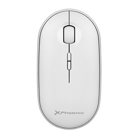 Souris Optique Sans Fil Phoenix Blanc 1600 dpi (1 Unité)