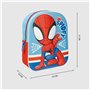 Sac à dos enfant 3D Spidey Bleu Rouge 25 x 31 x 1 cm