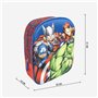 Cartable The Avengers Bleu 8 x 31 x 27 cm