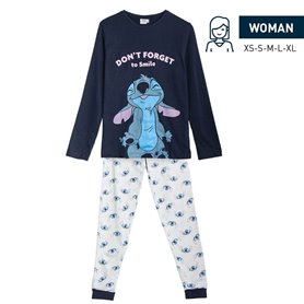 Pyjama Stitch Bleu (Adultes)