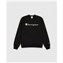 Sweat sans capuche homme Champion CREWNECK SWEATSHIRT 220254 NBK Noir