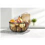 Coupe à fruits Confortime Rustic Noir 25 x 25 x 13 cm 390 cm (12 Unités)