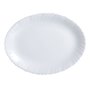 Plat à Gratin Luminarc Feston Oblongue Blanc verre (Ø 33 cm) (6 Unités)